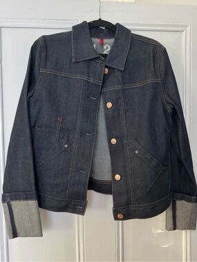 Ernest Sewn Women’s Large Jean Jacket 
EUC $300 Retail
